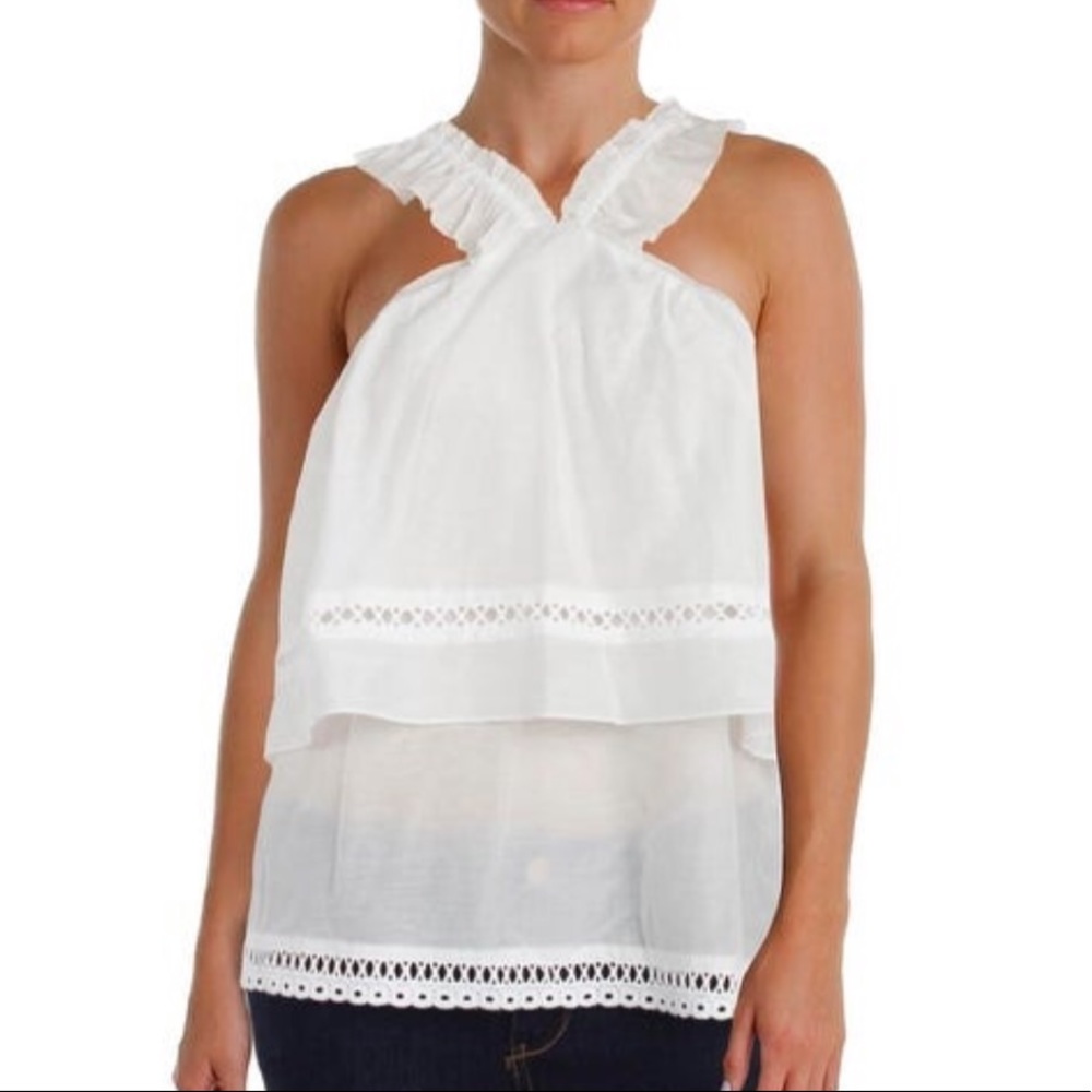 Ella Moss Eyelet Blouse